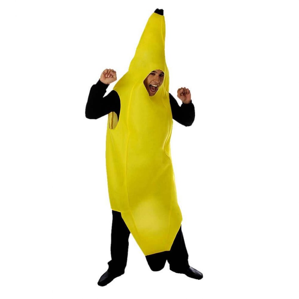 costume de masque de carnaval banane