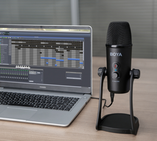 microphone de bureau boya