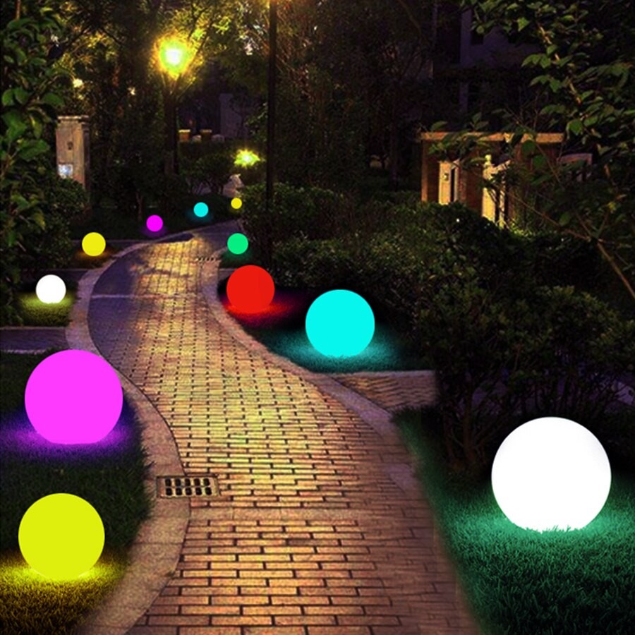 boule de jardin led