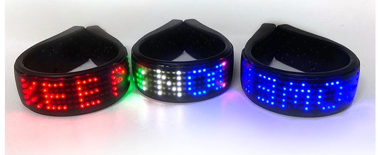 bande de chaussures LED s'allument