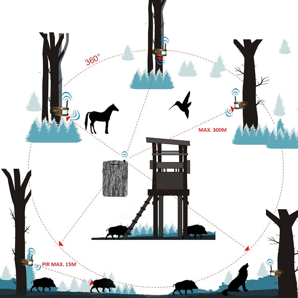 Système d'alarme Bestguarder Chasse Trail