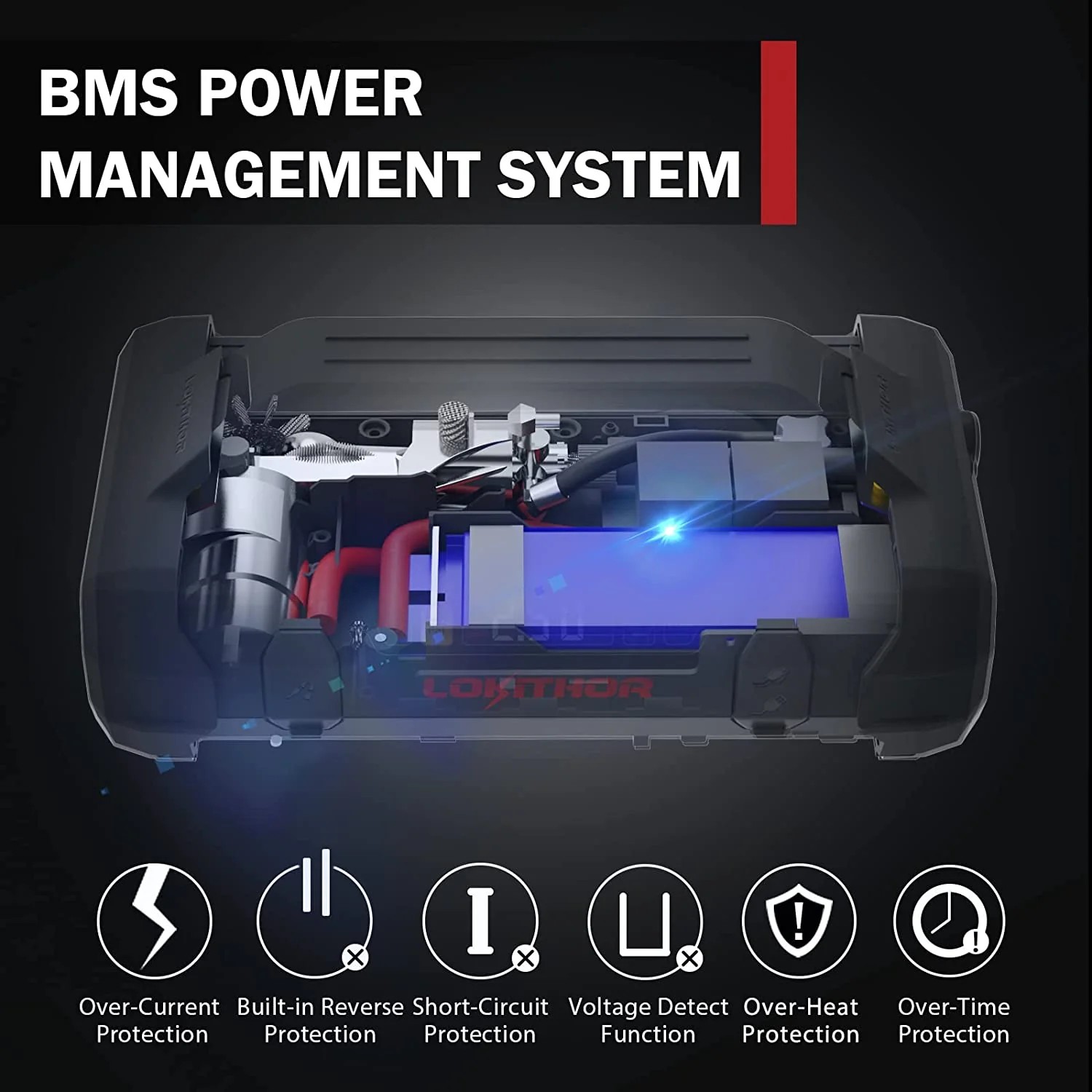 batterie de démarrage de voiture de 18000 mAh