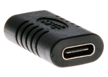 connecteur usb-c court noir