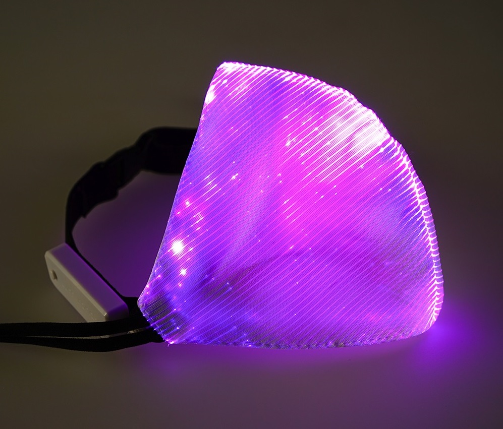 Masque LED violet