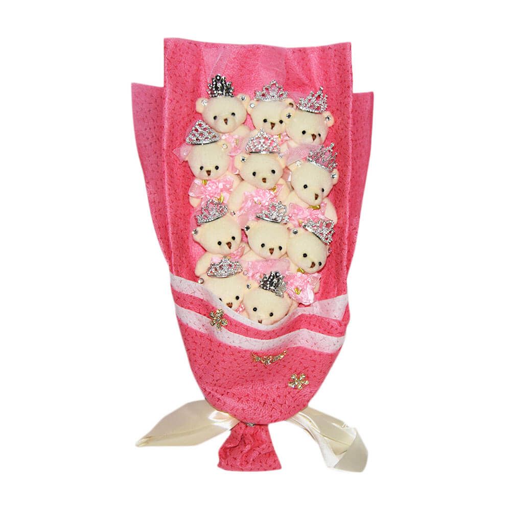 bouquet nounours pour femme - Saint Valentin