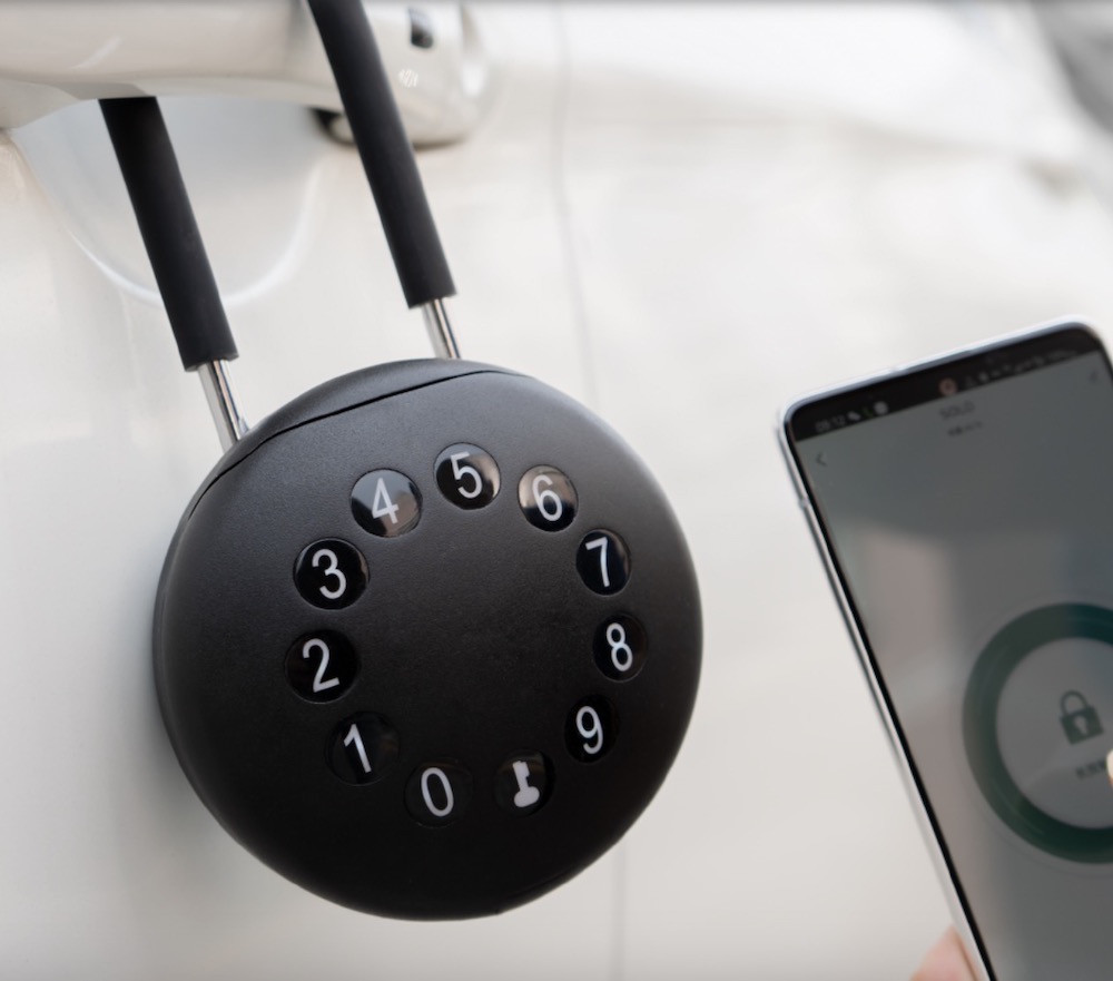 coffre-fort pour clés avec application pour téléphone portable
