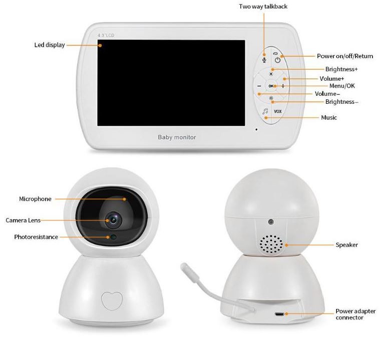 caméra avec babyphone