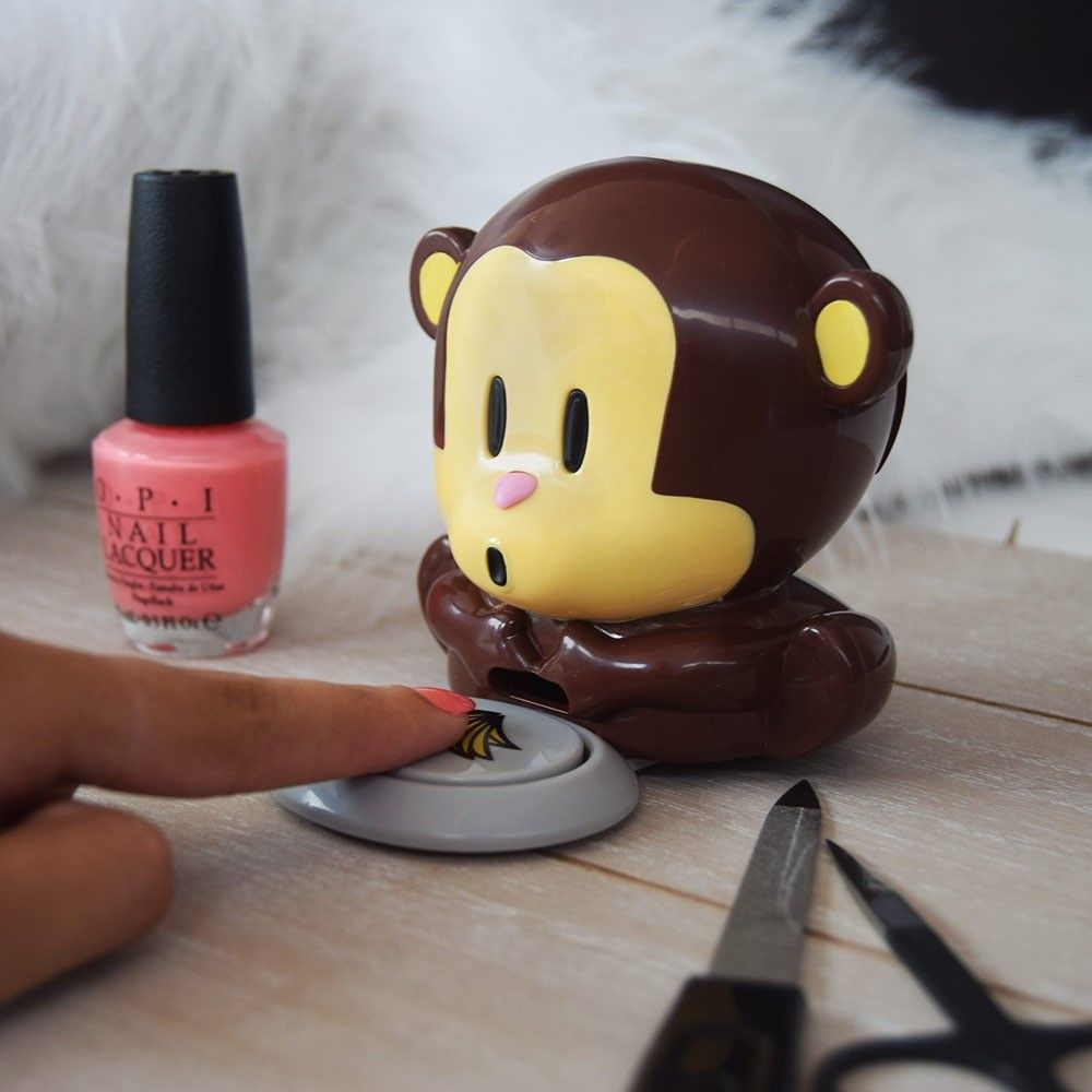 Séchoir à vernis à ongles en forme de singe