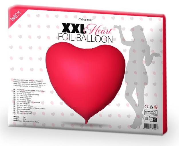 Cadeau de Saint Valentin coeur xxl pour une femme, un petit ami, une petite amie