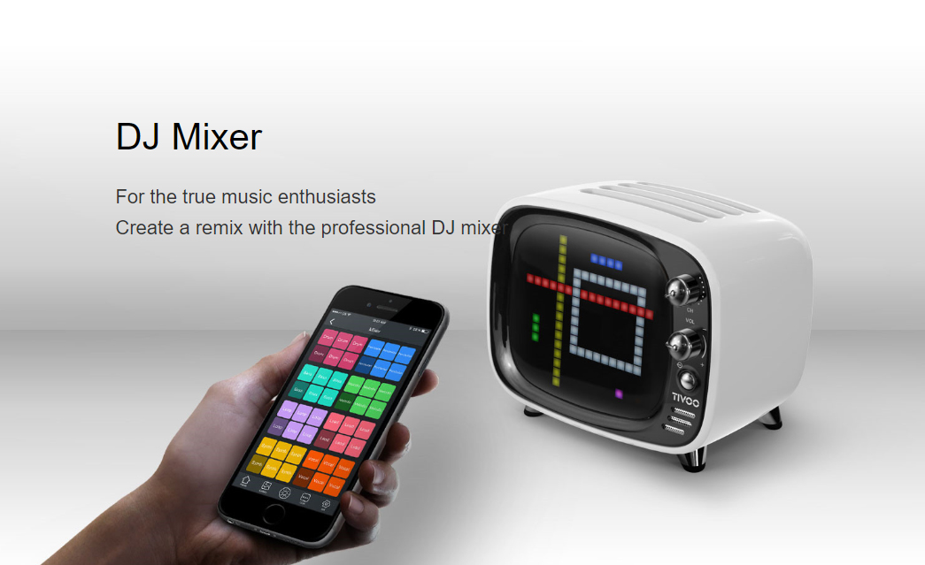 haut-parleur divoom fonction dj mixer