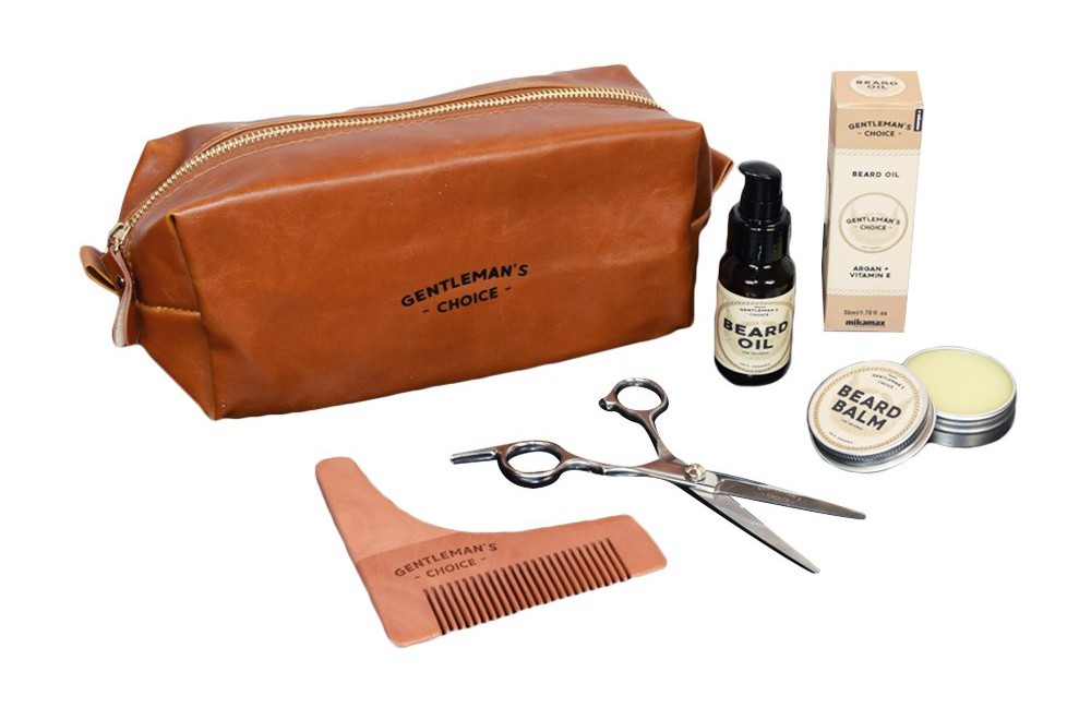 beard set - Kit de toilettage de luxe pour le toilettage de la barbe