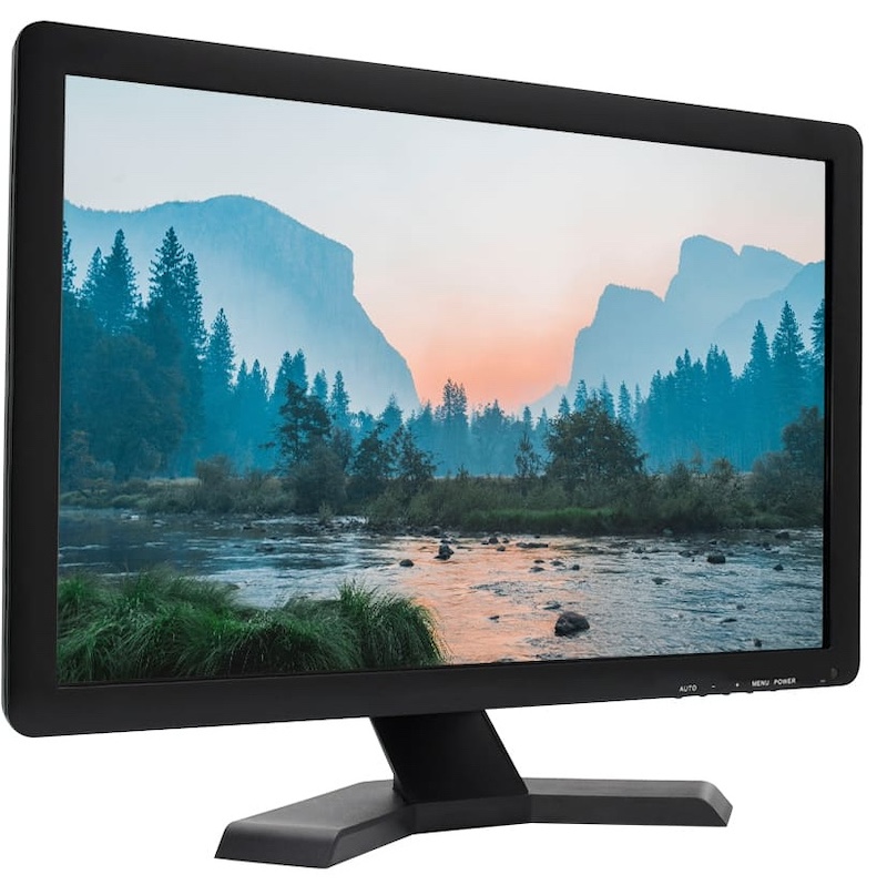 Moniteur LCD LED avec haut-parleurs intégrés Moniteur BNC