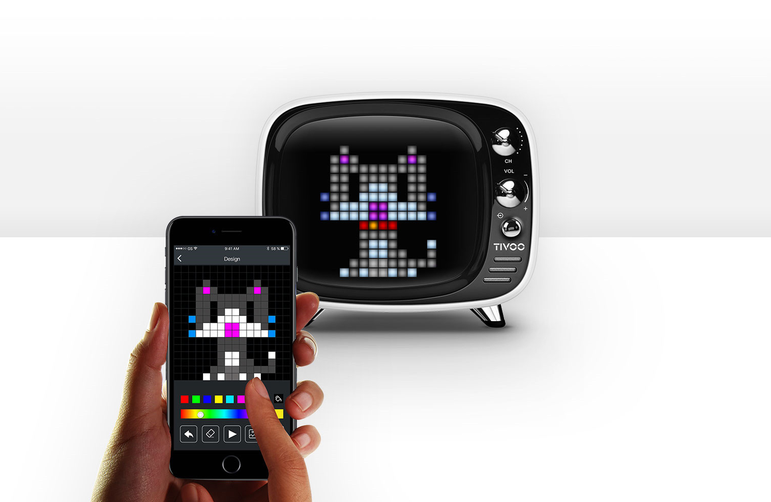 création de pixel art tivoo