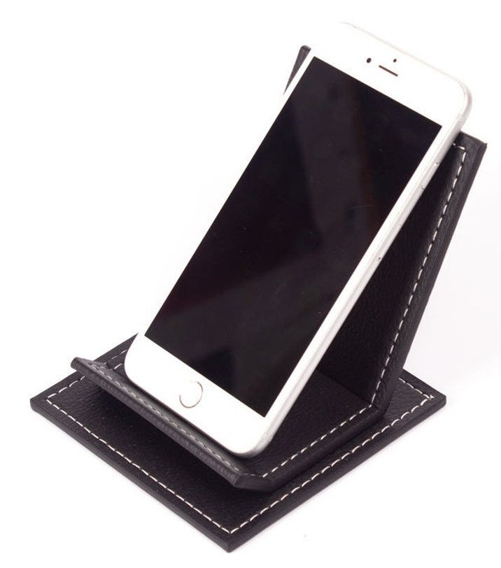 support de téléphone portable en cuir