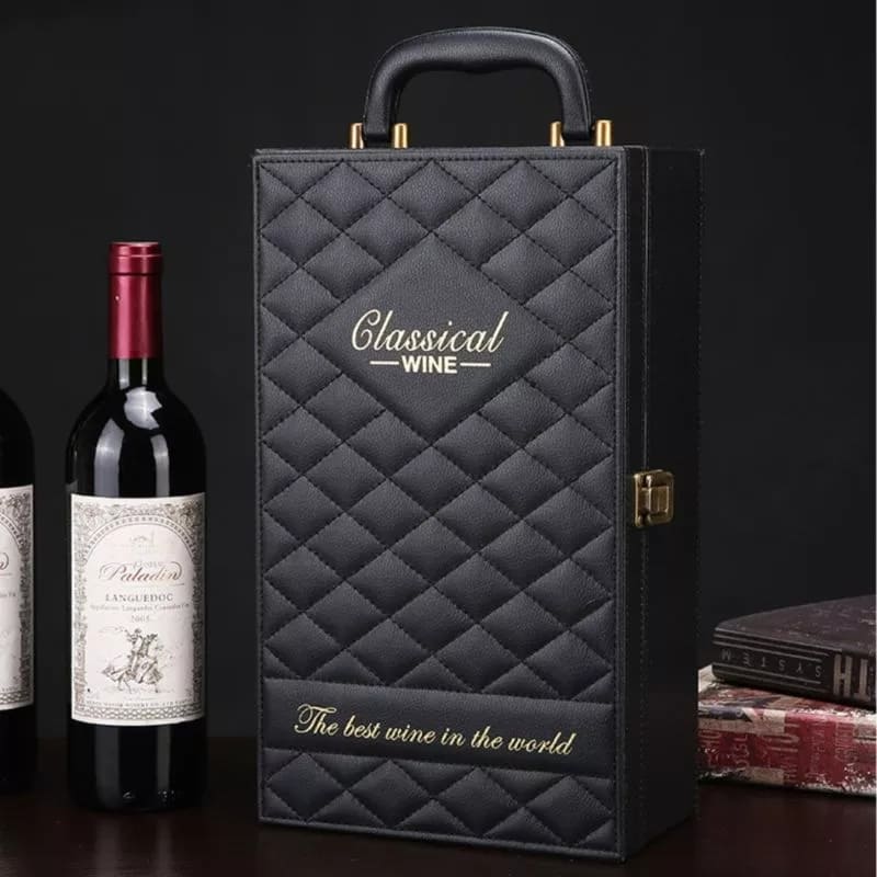 Coffret cadeau élégant avec coffret à vin