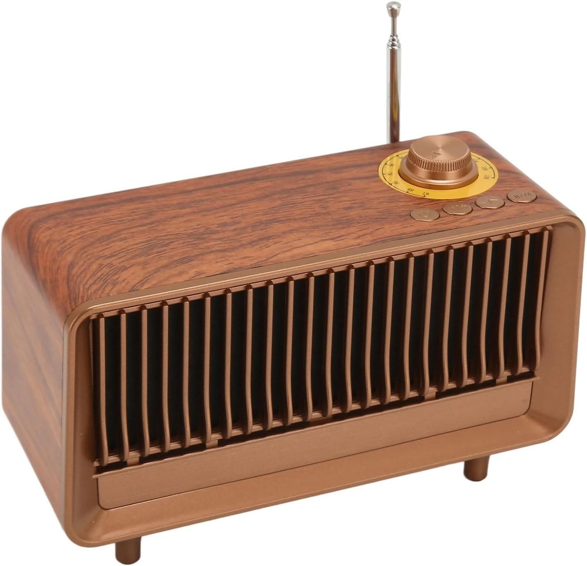 Radio Bluetooth style rétro vintage en bois