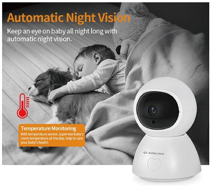 moniteur bébé ir vision nocturne