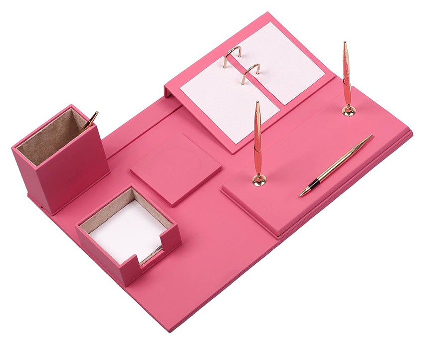 ensemble de bureau de luxe pour femmes pour accessoires de documents