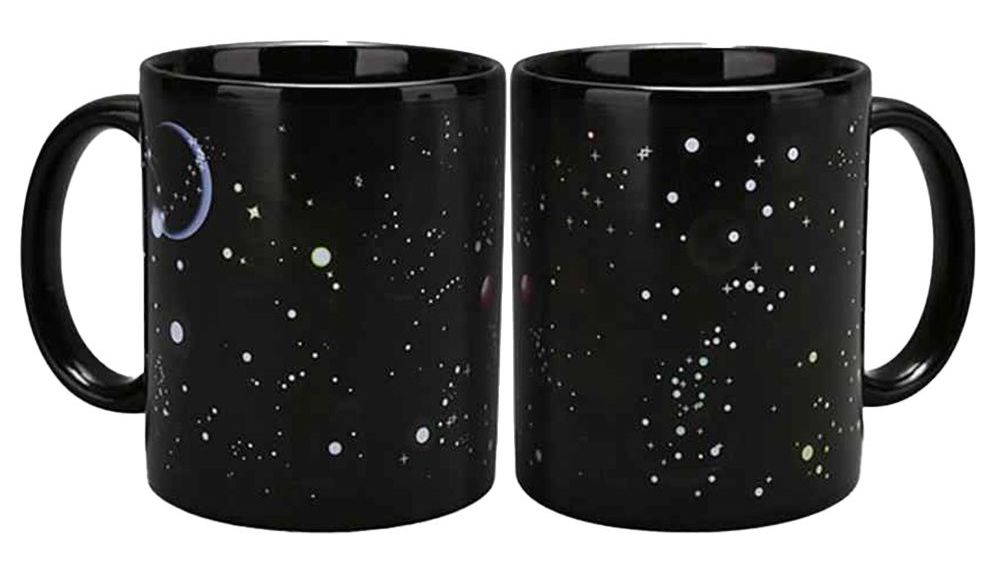 Mugs thermo-réactifs - ciel nocturne et étoiles