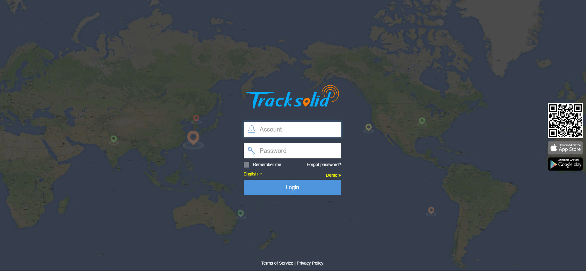 logiciel d'application tracksolid de suivi gps