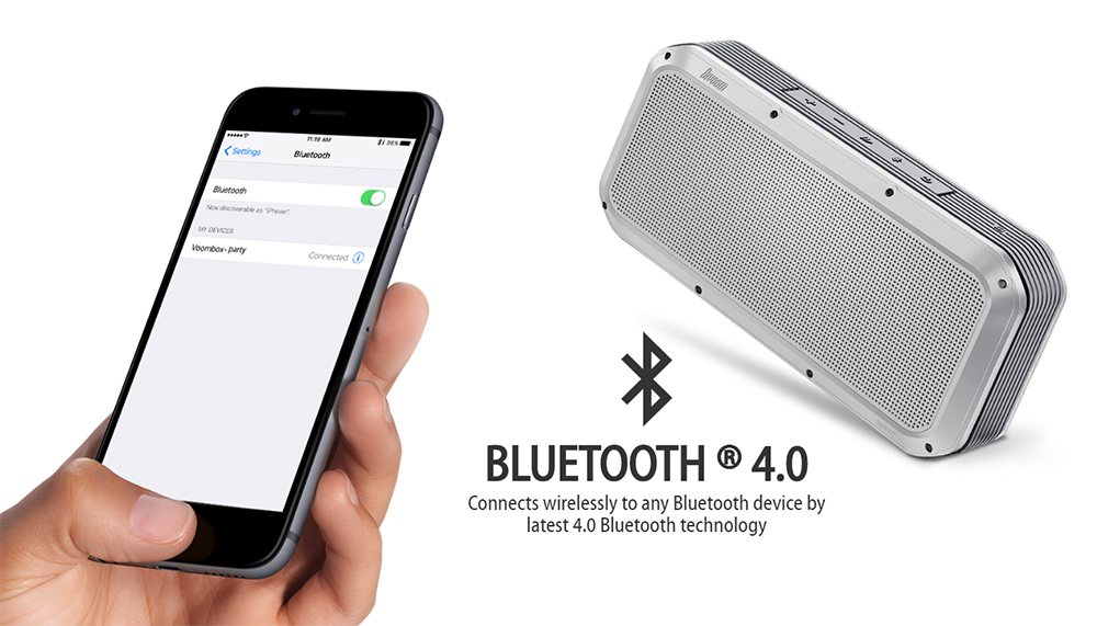 voombox appariement de fête avec un téléphone mobile