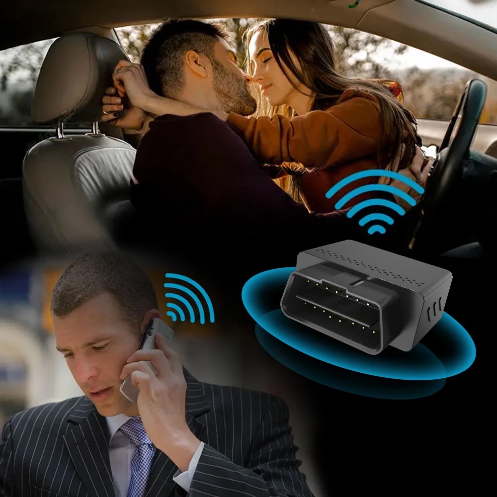 traqueur de surveillance vocale obd, écoute vocale gps