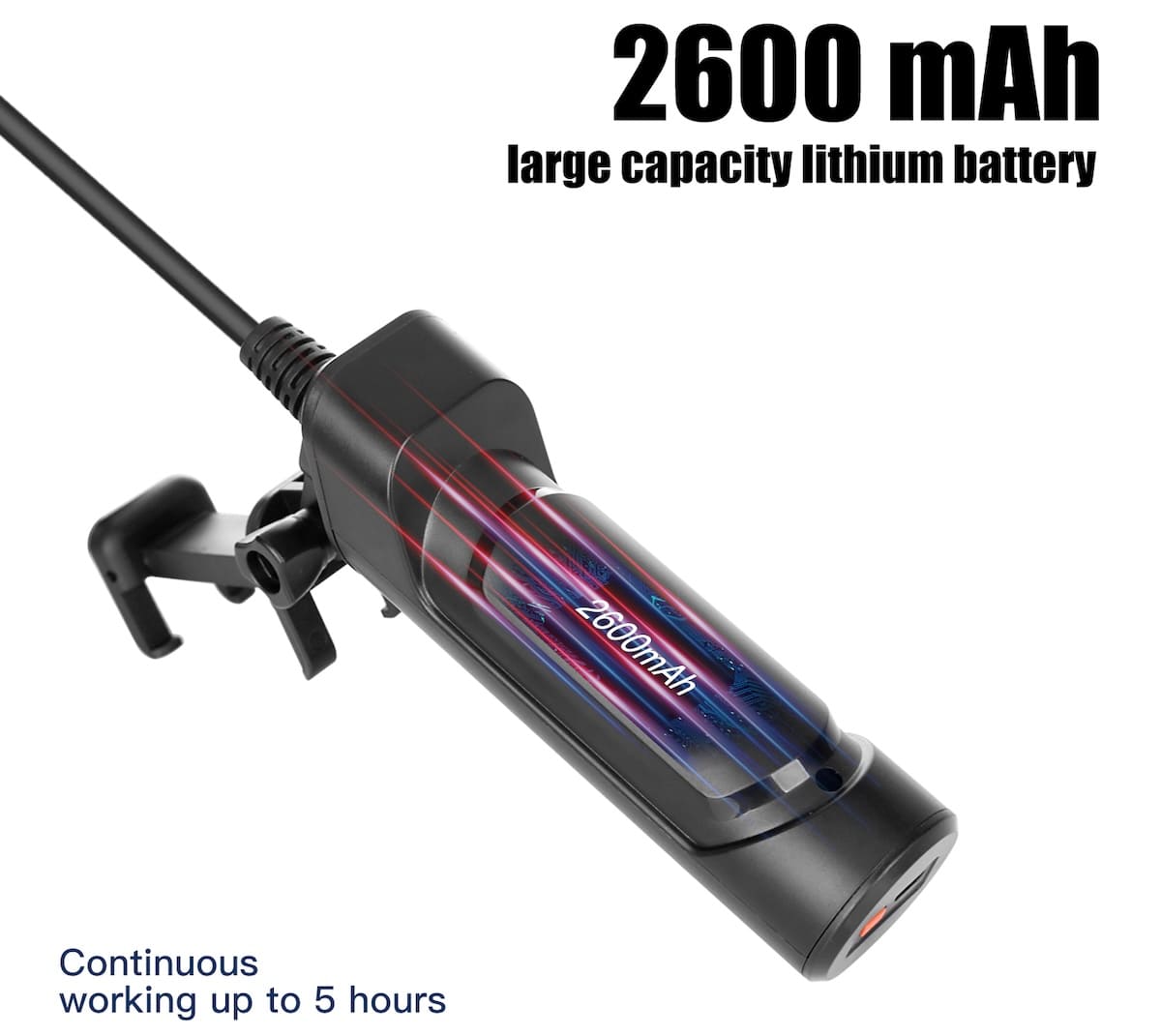 endoscope avec caméra à batterie longue durée