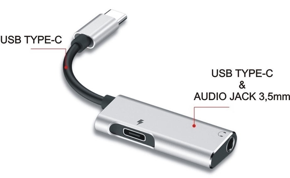 hub usb-c vers audio