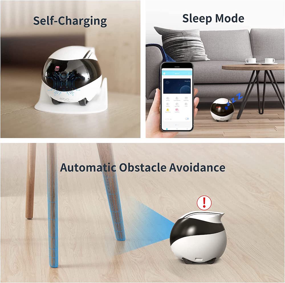 caméra robot espion wifi full hd