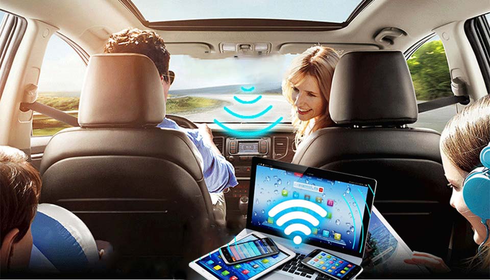 Caméra de voiture hotspot Wi-Fi dans le profil du véhicule x7