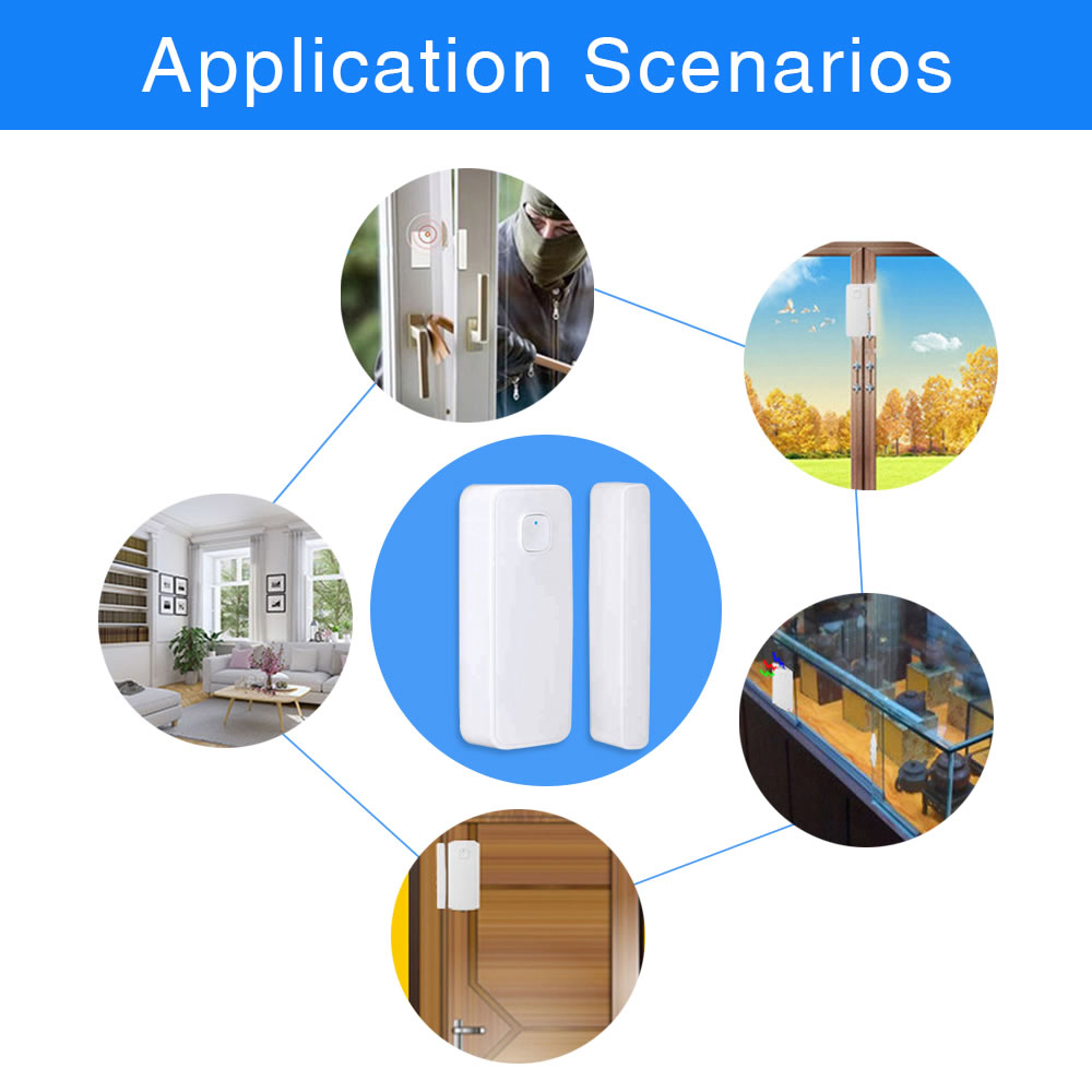 ouverture d'alarme de capteur de porte wifi