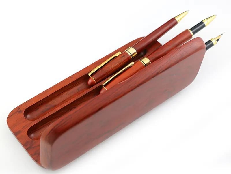 coffret cadeau stylo en bois