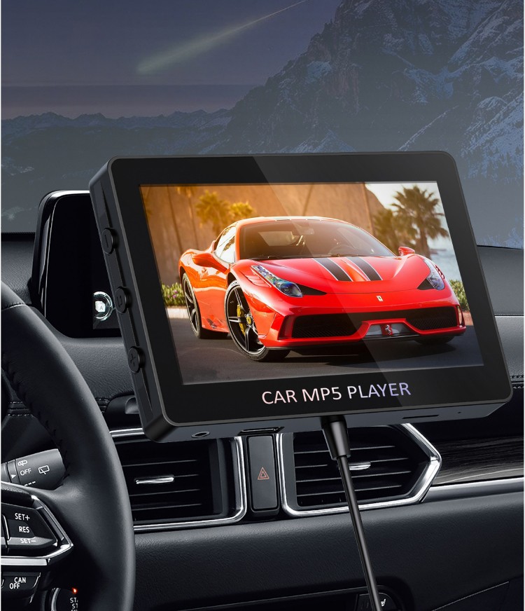 lecteur de moniteur d'affichage vidéo de lecteur de voiture mp5 pour la voiture