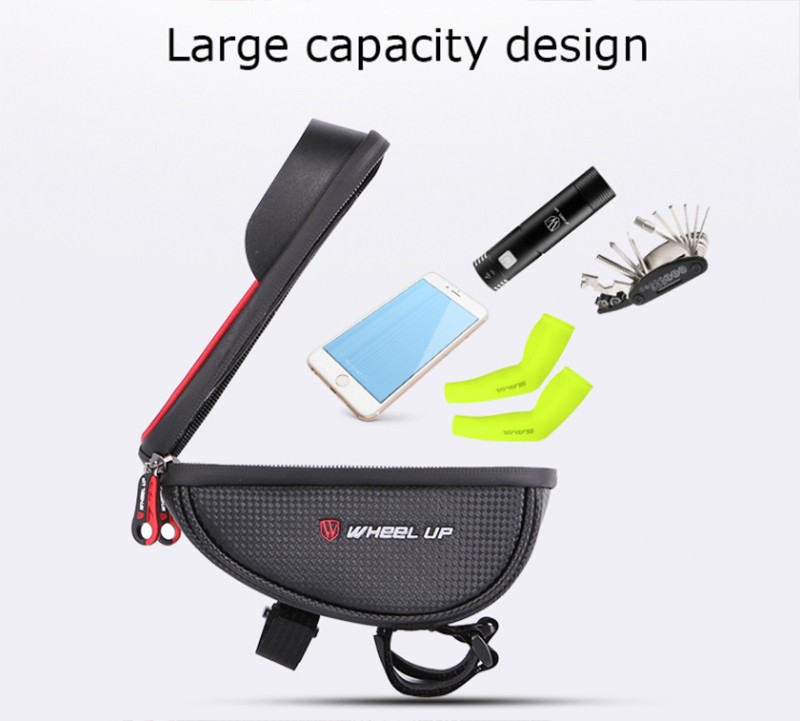 sacoche de vélo pour espace de rangement pour téléphone portable