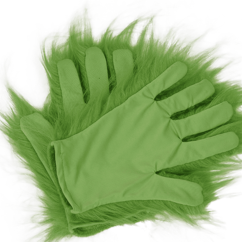 masque grincheux avec des gants