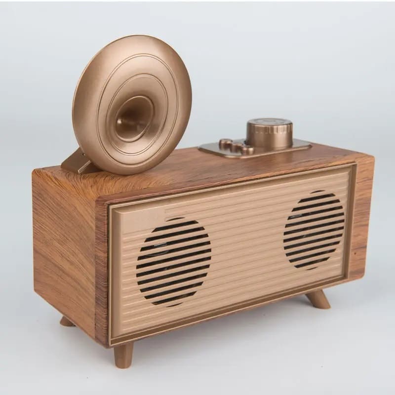 petit mini vieux radio phonographe design rétro vintage