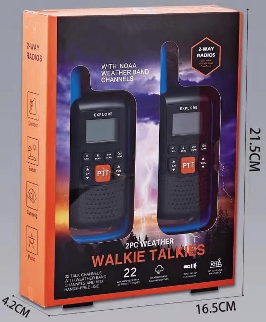 Radios 22 canaux avec lampe de poche intégrée