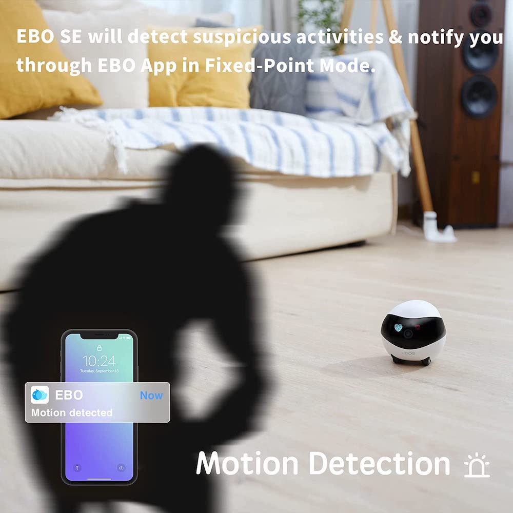 caméra mobile de sécurité pour maison mobile ebo se