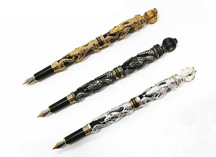 Stylo serpent cobra de luxe - Stylo à encre cadeau unique