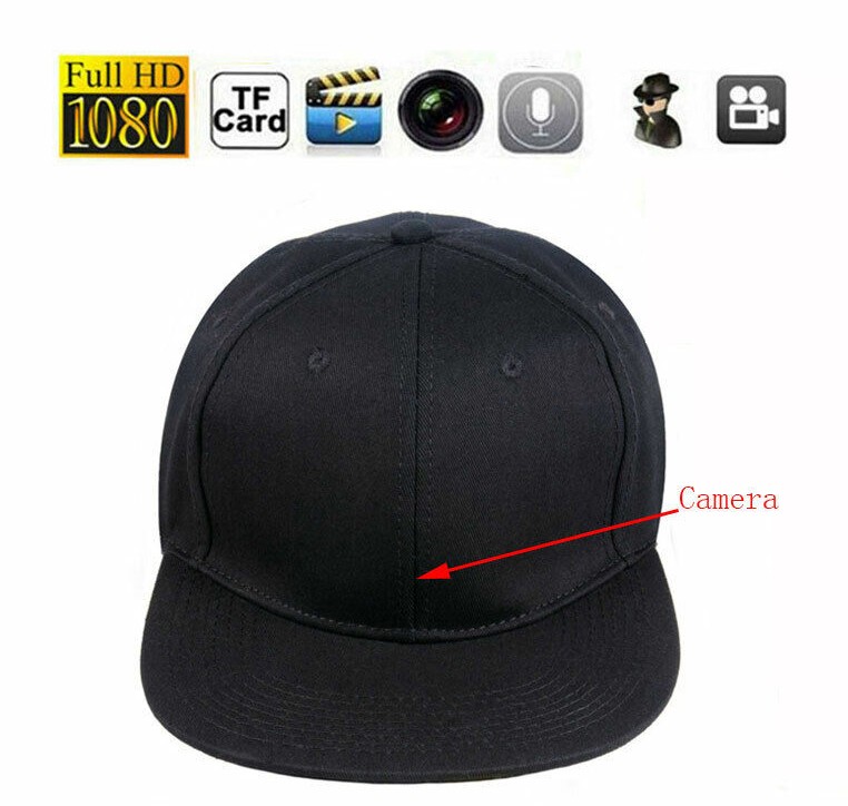 Caméra casquette espion Full HD