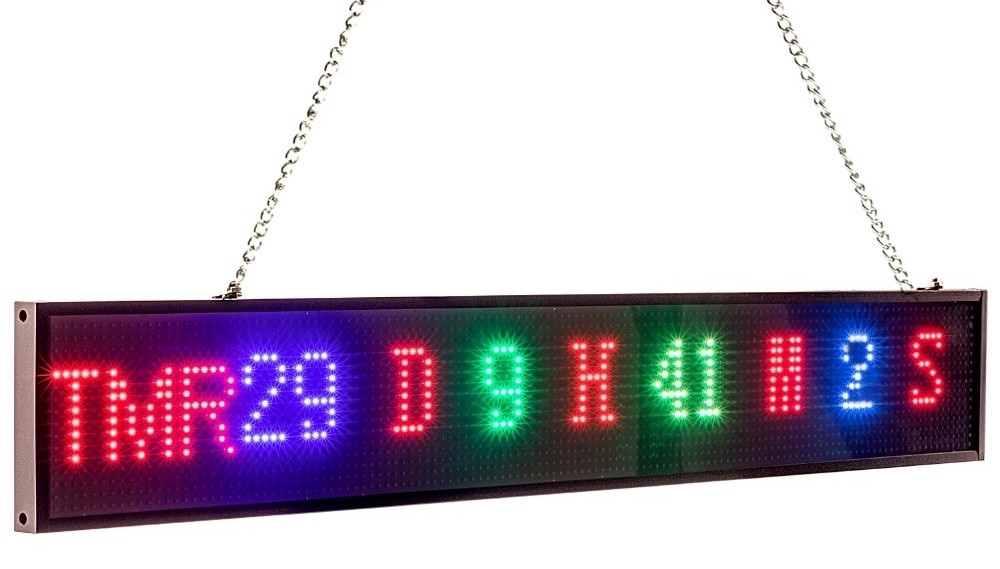 panneau de couleur led léger