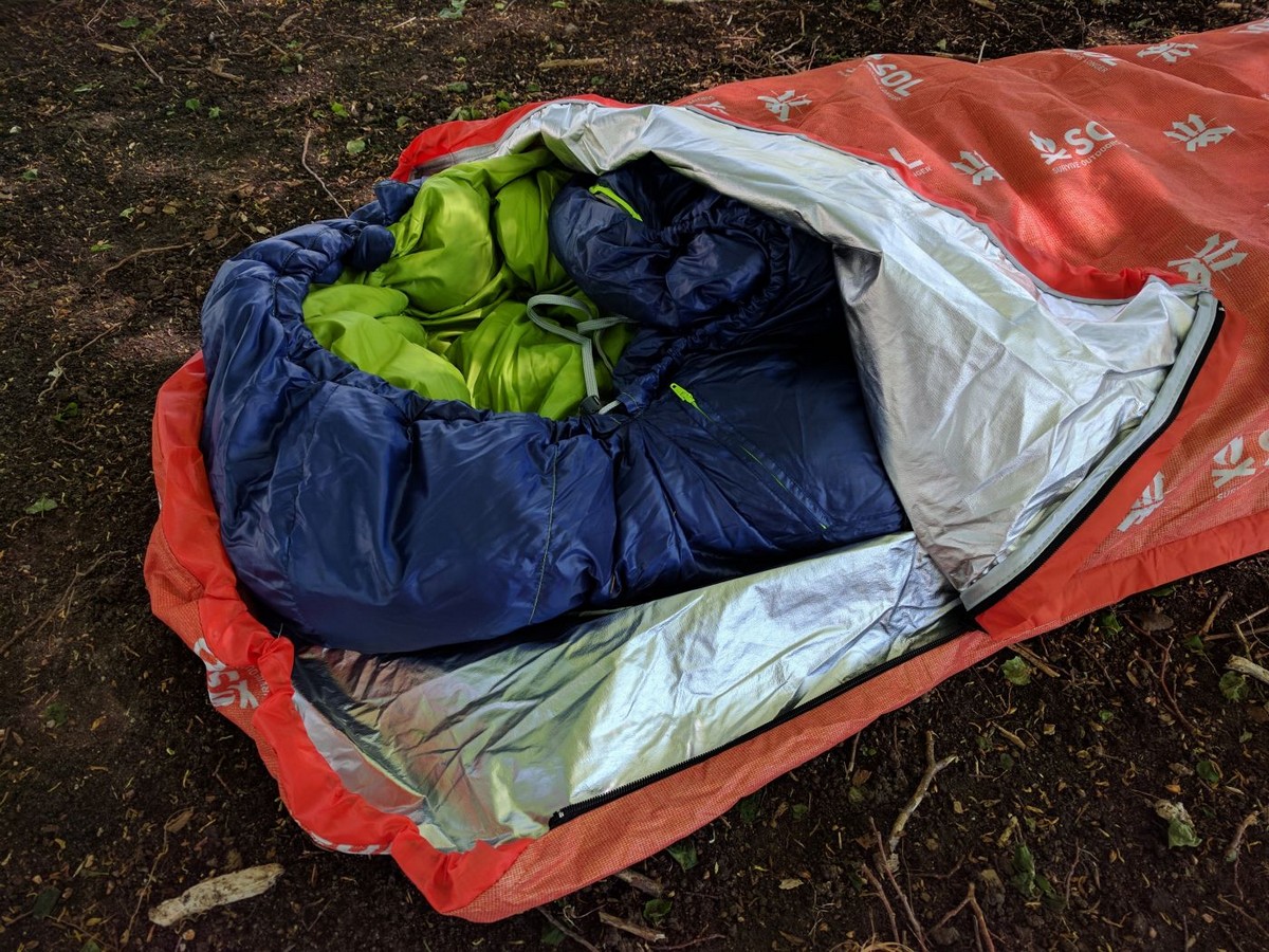 sac d'urgence pour l'extérieur, sac de couchage