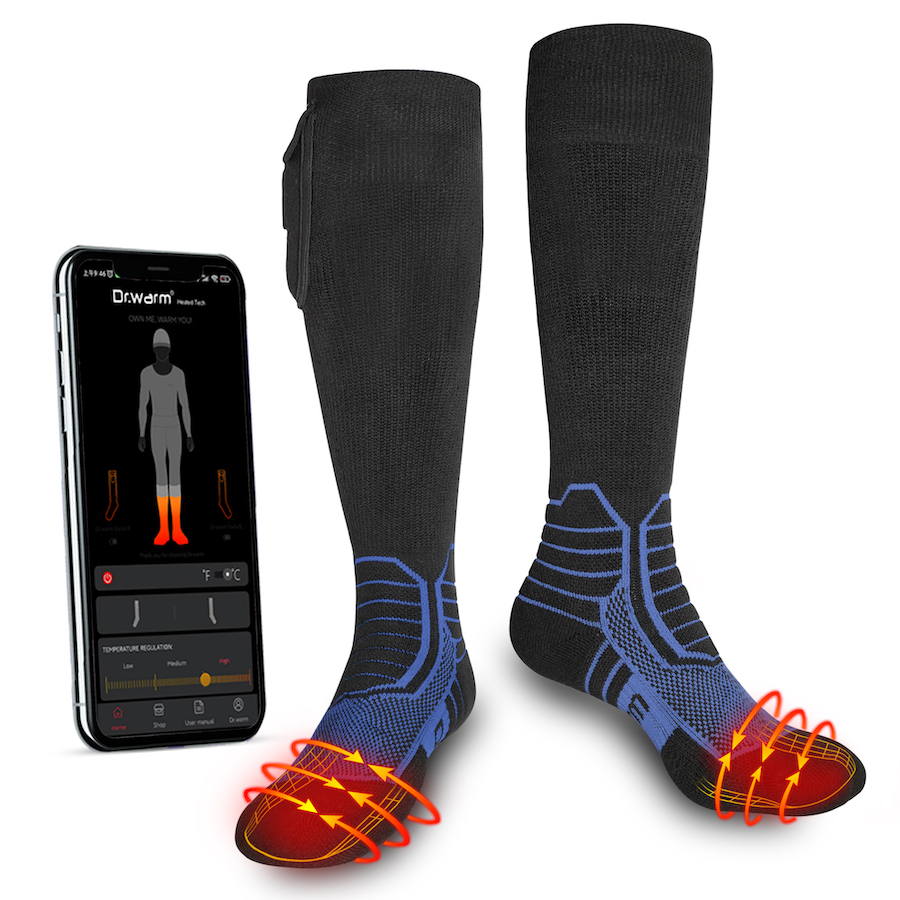 Chaussettes avec piles Chaussettes électro bluetooth