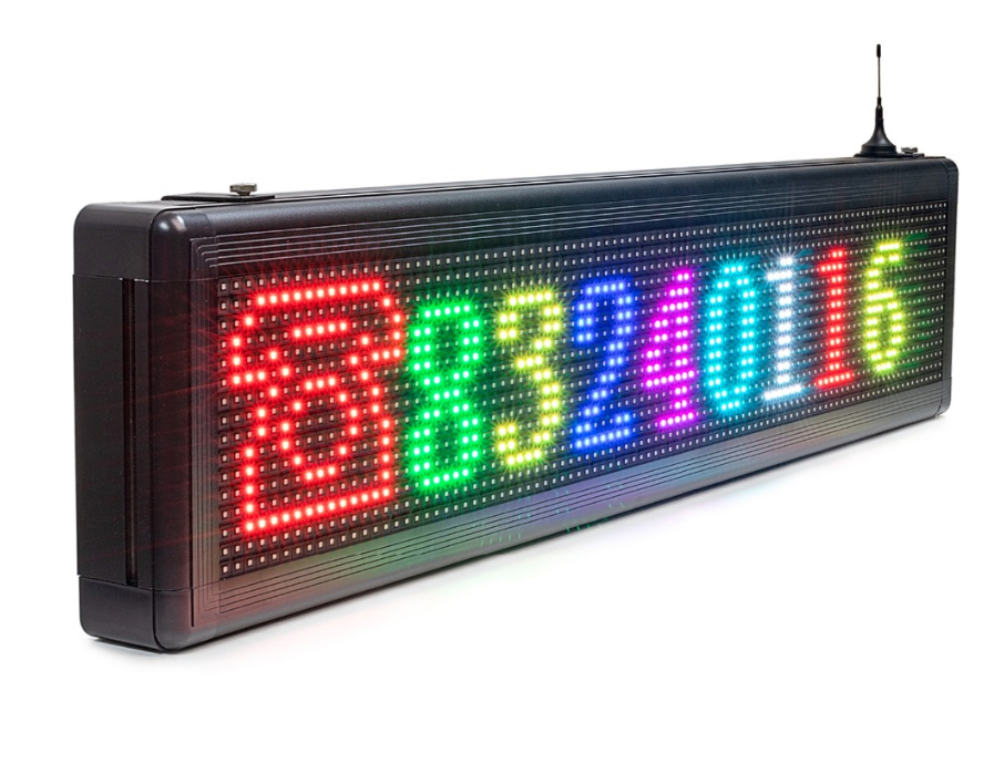 Panneau d'information WiFi LED RGB extérieur