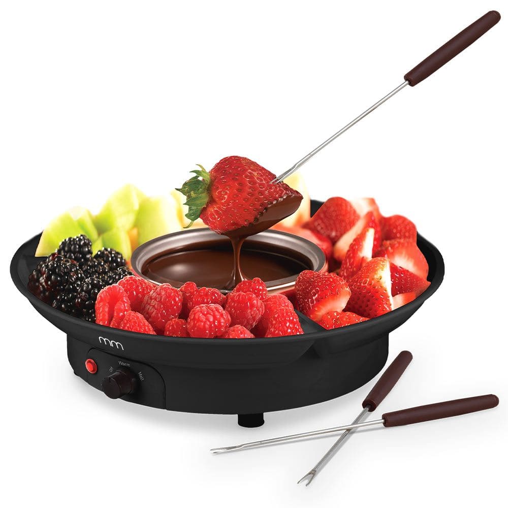 Mini caquelon à fondue - set pour faire une fondue au fromage ou au chocolat