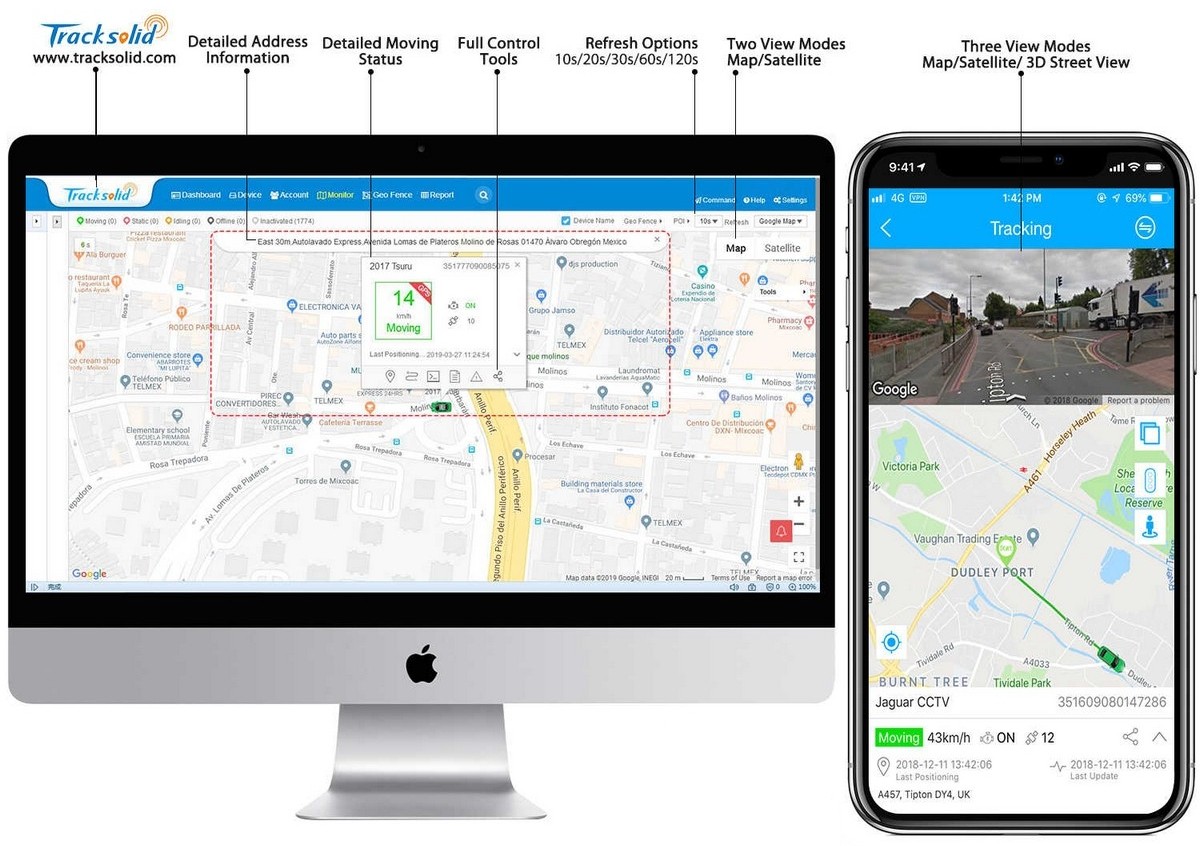 application de suivi GPS TrackSolid