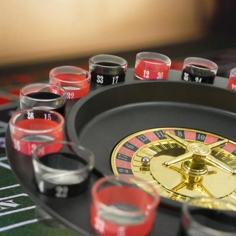 Shot roulette​ - Roulette à boire de luxe pour verres à alcool