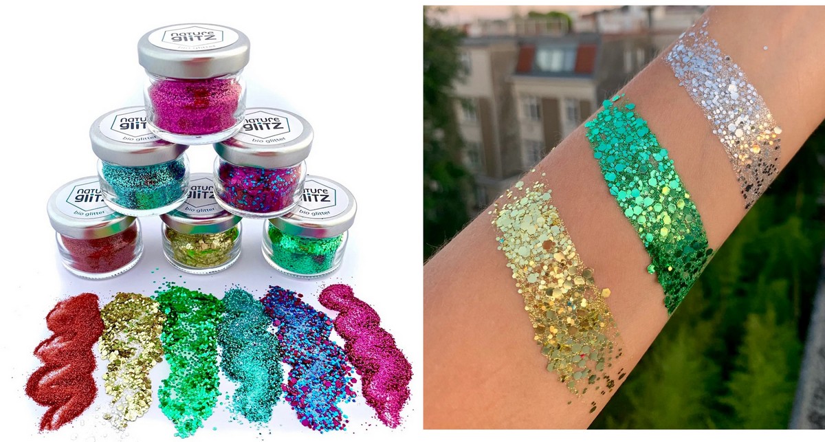 Paillettes pour le corps et le visage - Poussière de paillettes colorées