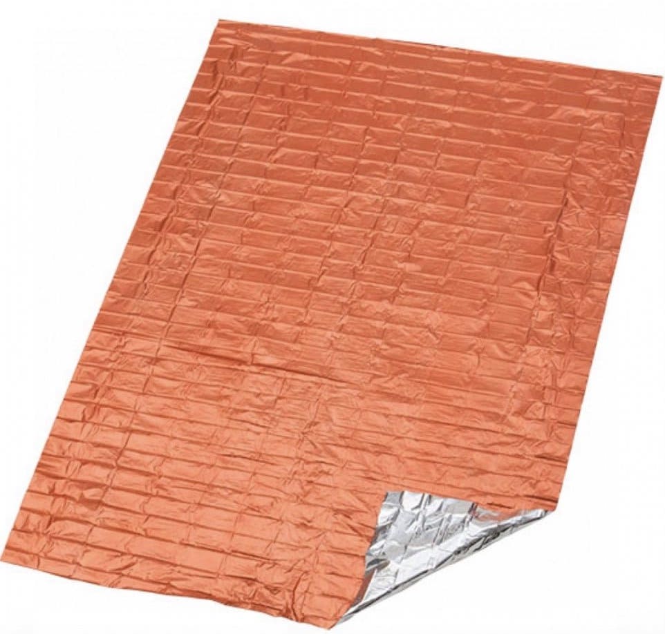 Couverture d'urgence - feuille isotherme comme couverture