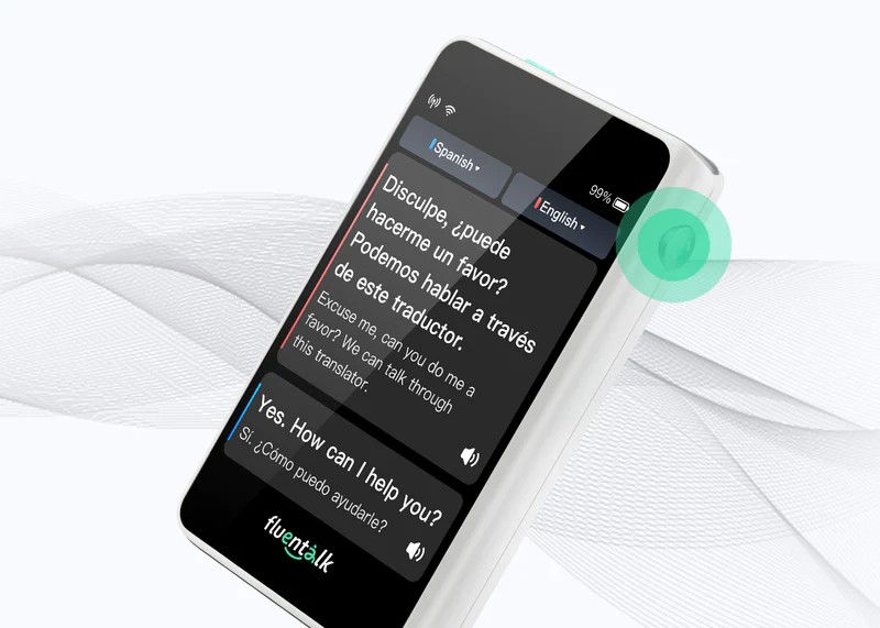 traducteur de voyage fluentalk T1 mini - traduction avec un seul bouton